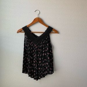 Flowy Black Tank Top